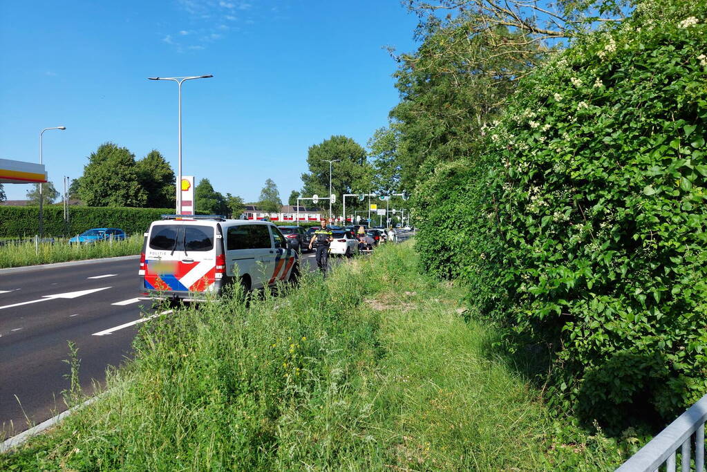 Schade bij ongeval tussen twee voertuigen