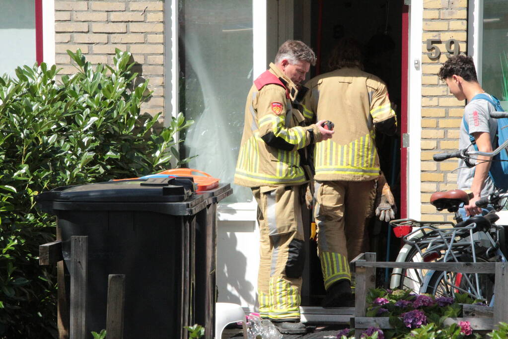 Waterlekkage door afgebroken kraan