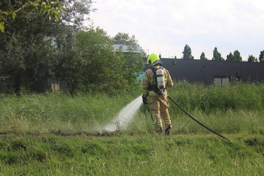 Bermbrand snel geblust