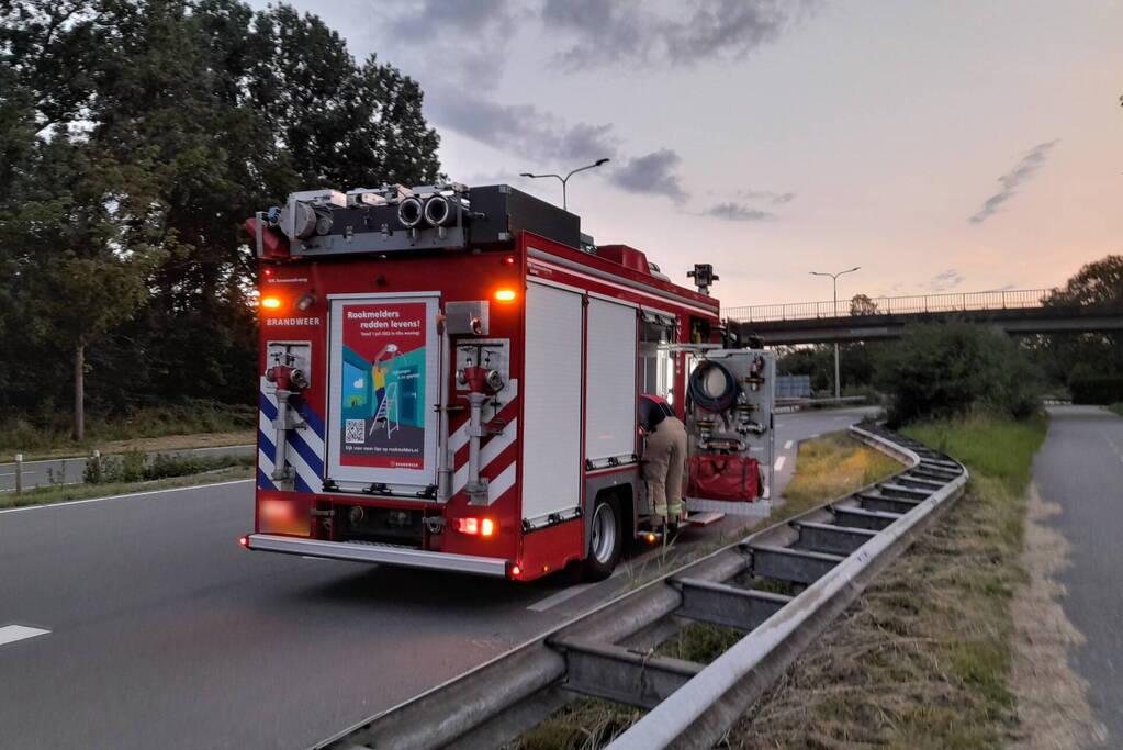 Brandweer probeert kuikens in problemen te redden