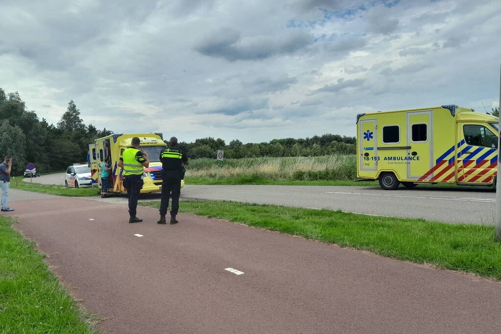 Traumahelikopter landt in sandelingenpark