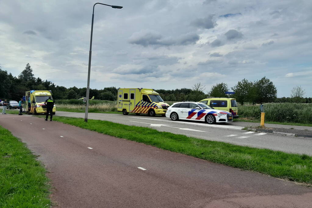 Traumahelikopter landt in sandelingenpark