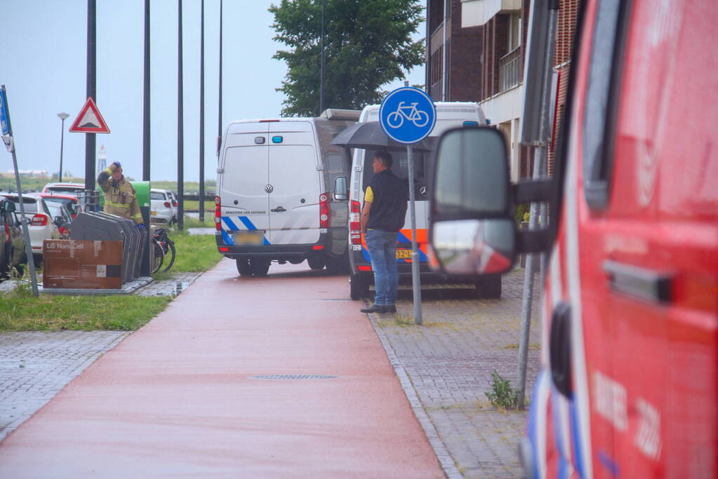 Grote inzet hulpdiensten na aantreffen verdacht pakketje