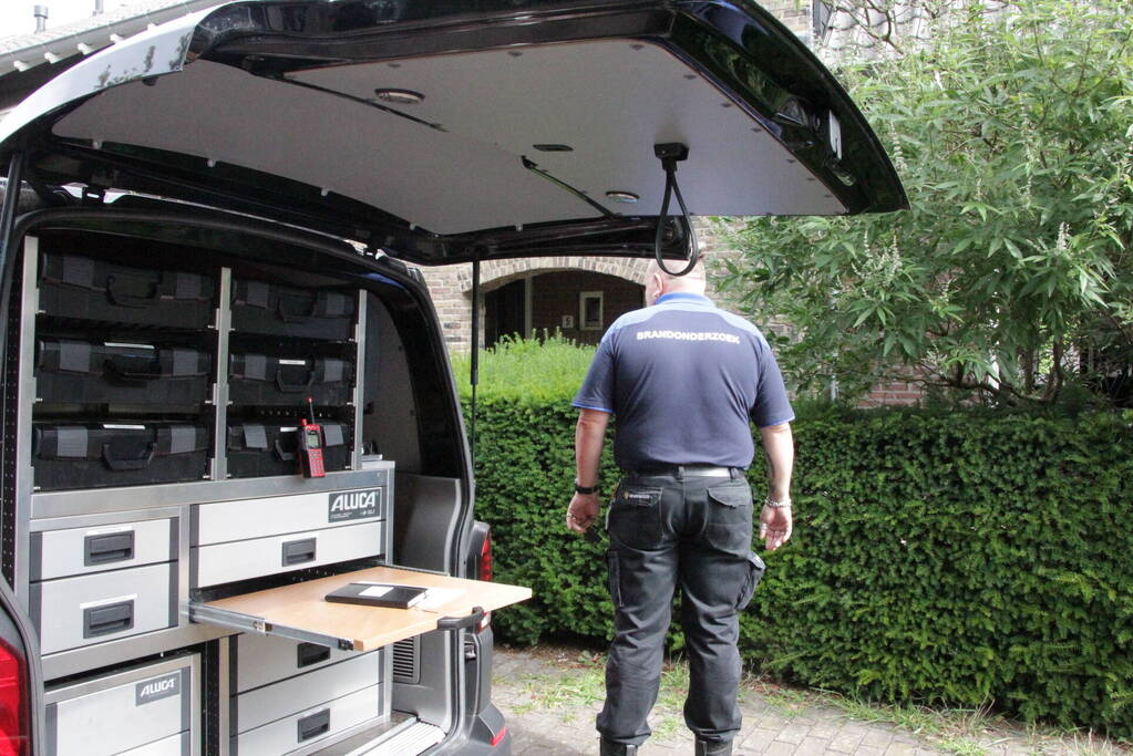 Forensisch onderzoek naar oorzaak woningbrand