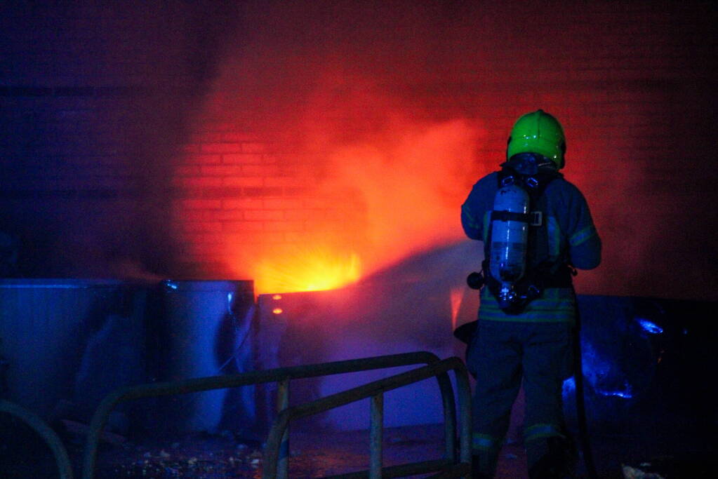Meubilair in brand bij voetbalvereniging VV Zwaluwen