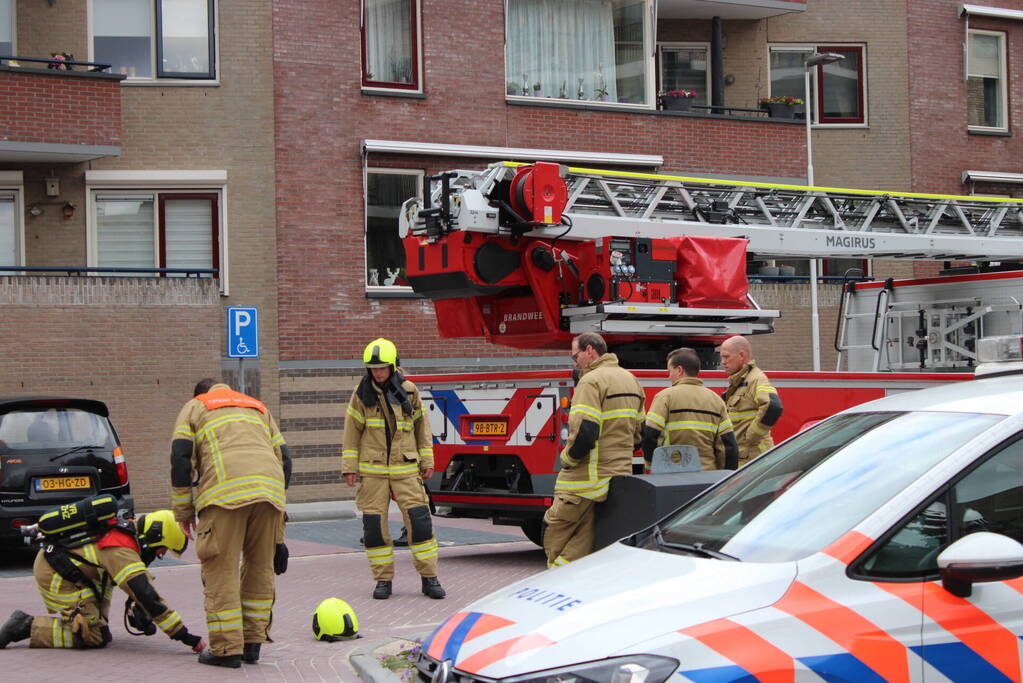 Woning vol rook door vergeten pan