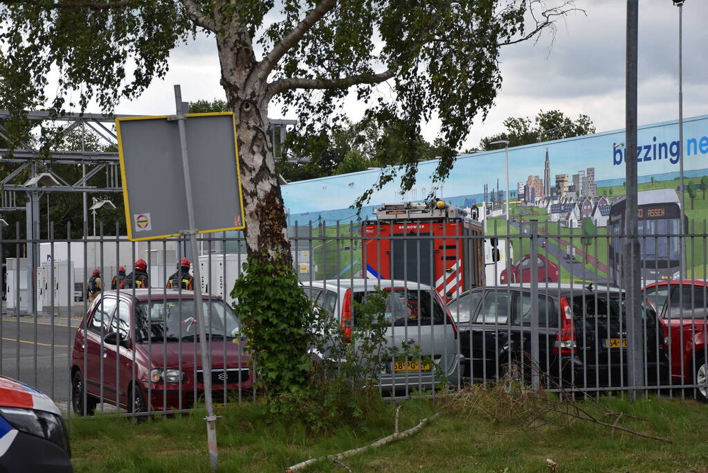 Brandweer doet onderzoek naar mogelijk waterstof lekkage