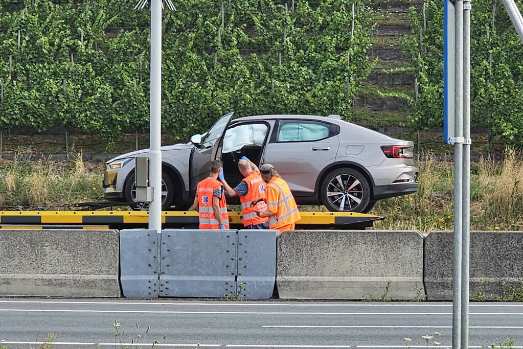 Flinke file na eenzijdige aanrijding