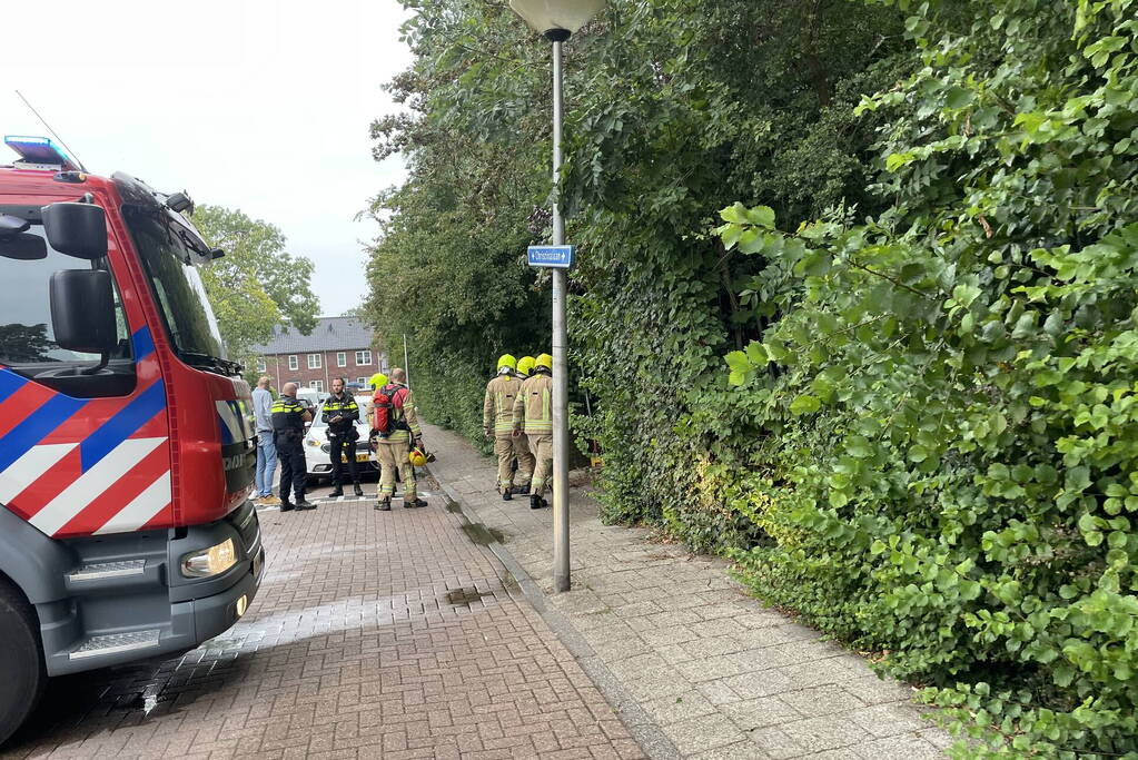 Brand bij oud leegstaand schoolgebouw