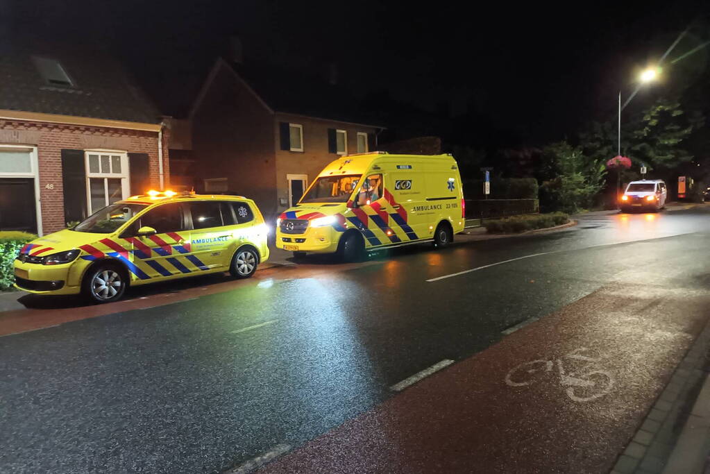 Persoon ernstig gewond na val van trap