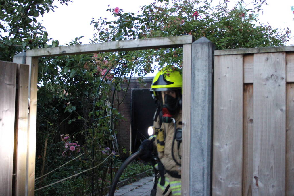 Schuur volledig uitgebrand