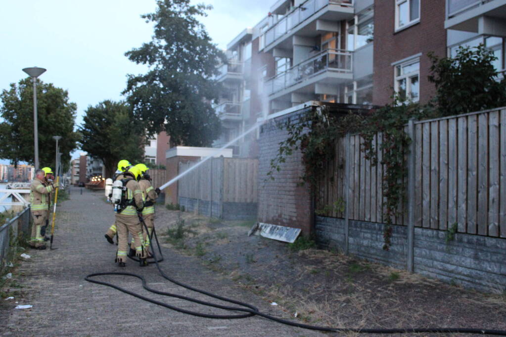 Schuur volledig uitgebrand