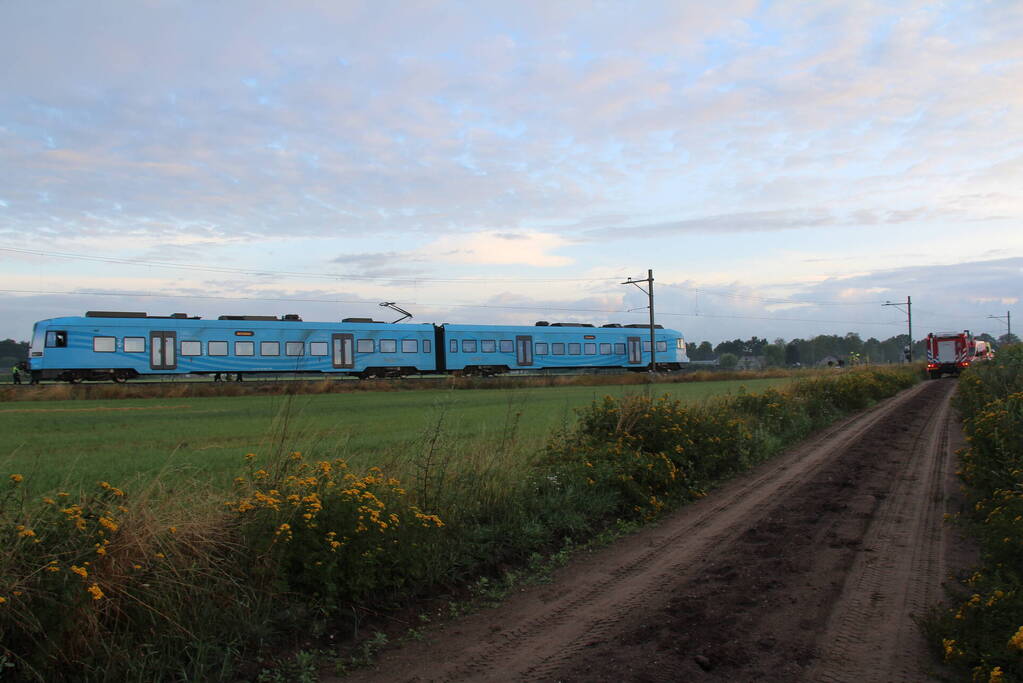 Persoon aangereden door passagierstrein