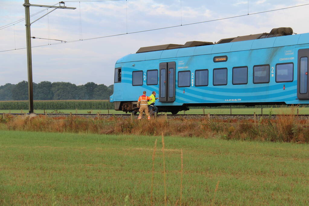 Persoon aangereden door passagierstrein