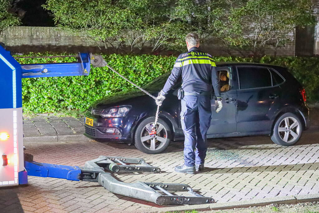 Auto flink beschadigd door brand