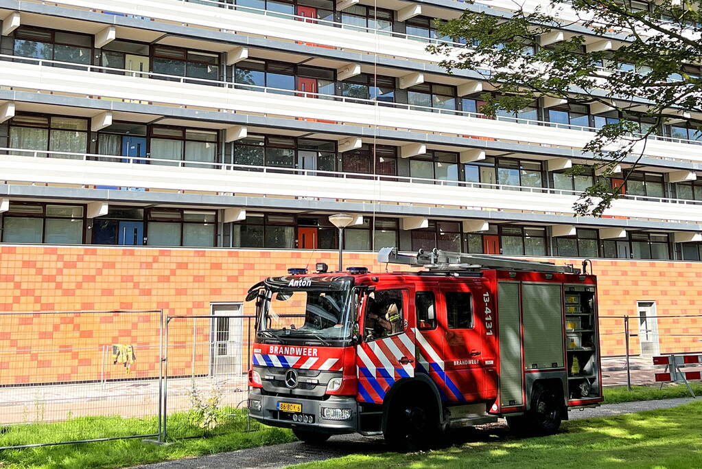 Gewonde bij brand in flatwoning