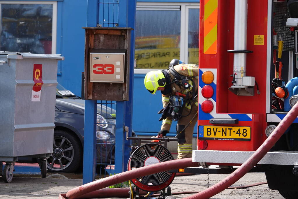 Zes gewonden bij brand in bedrijfspand