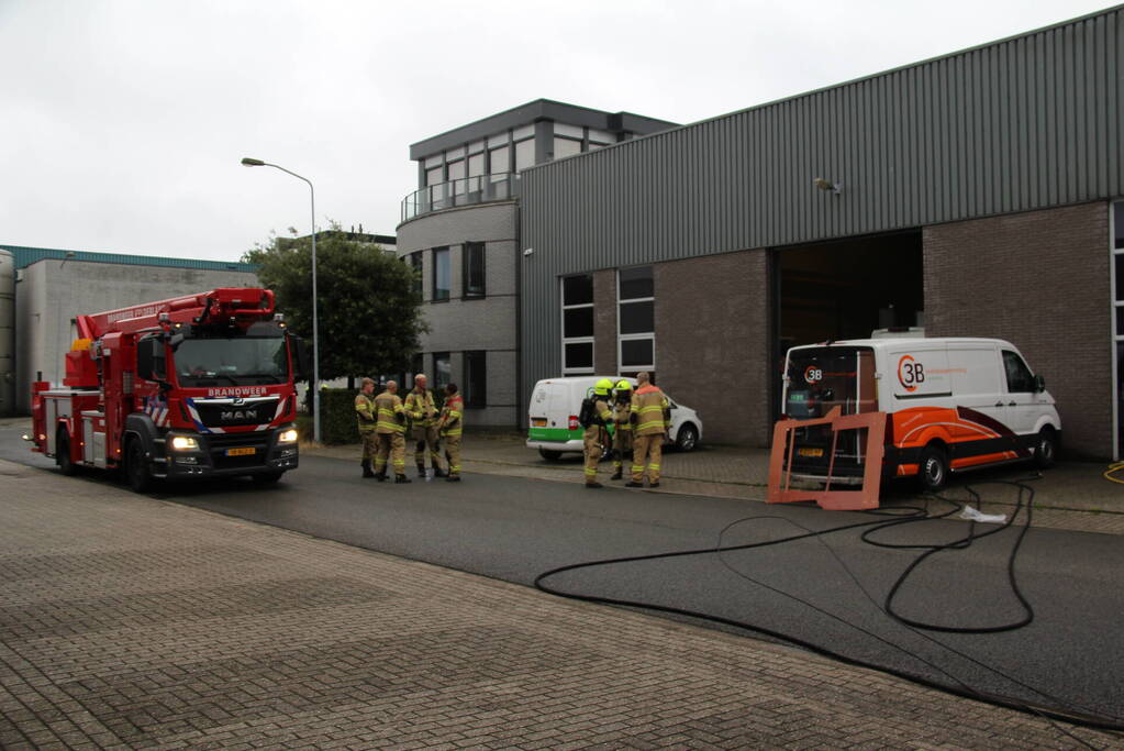 Industriebrand vrij snel onder controle