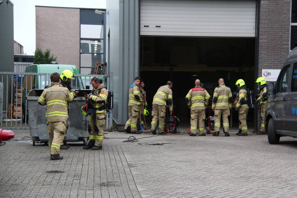 Industriebrand vrij snel onder controle