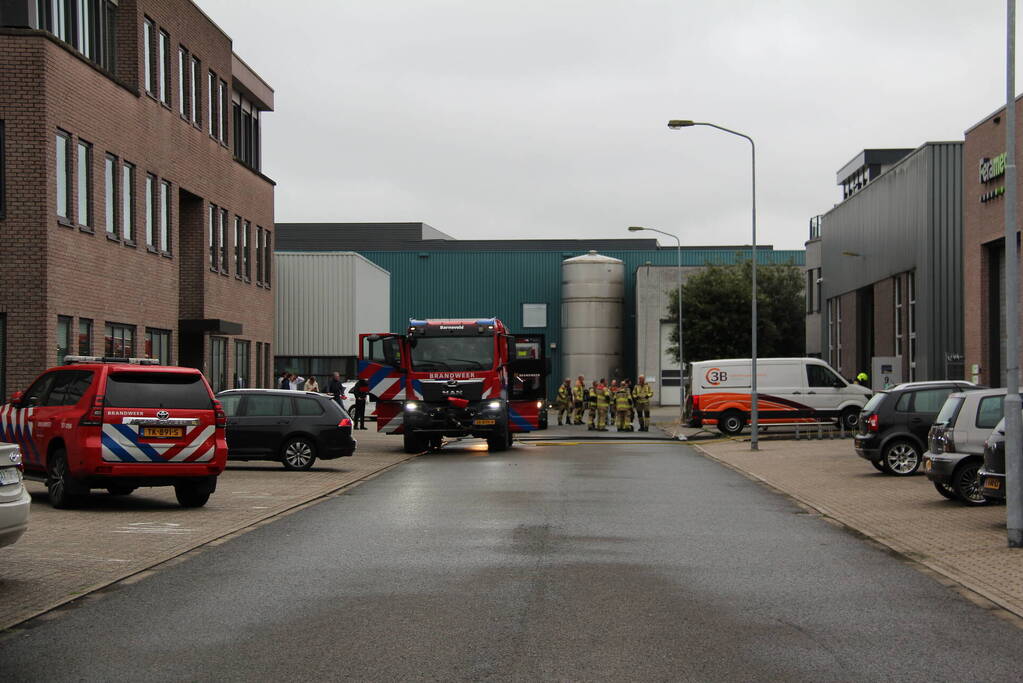 Industriebrand vrij snel onder controle