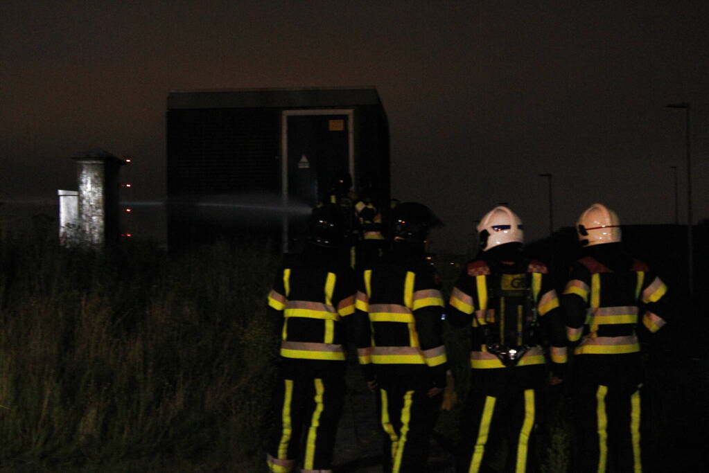 Brand in transformatorhuis zorgt voor stroomuitval