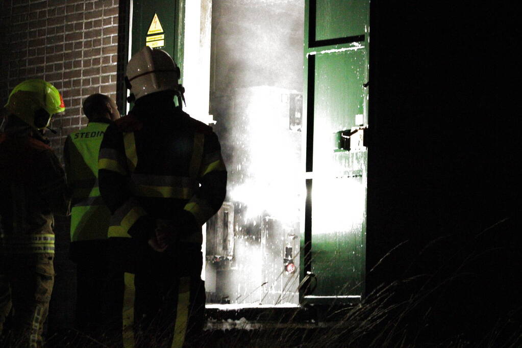 Brand in transformatorhuis zorgt voor stroomuitval