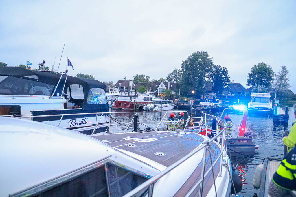 Brand op pleziervaartuig