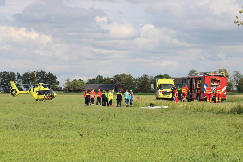 Motorrijder (71) overleden bij eenzijdig ongeval