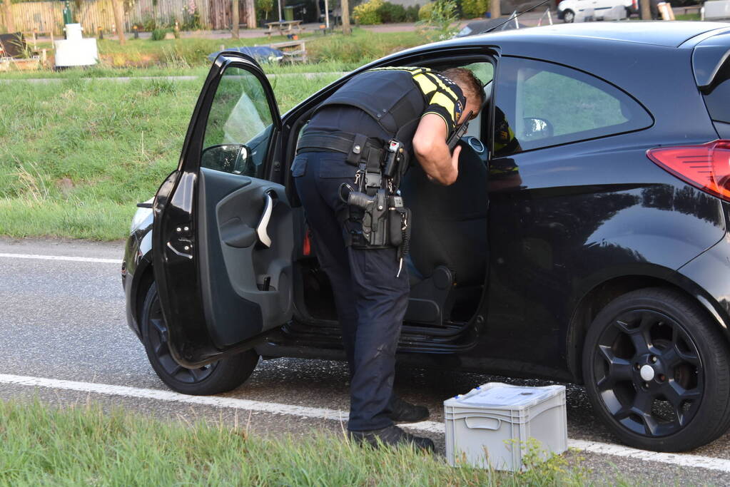 Grote politie-inzet na achtervolging op snewleg
