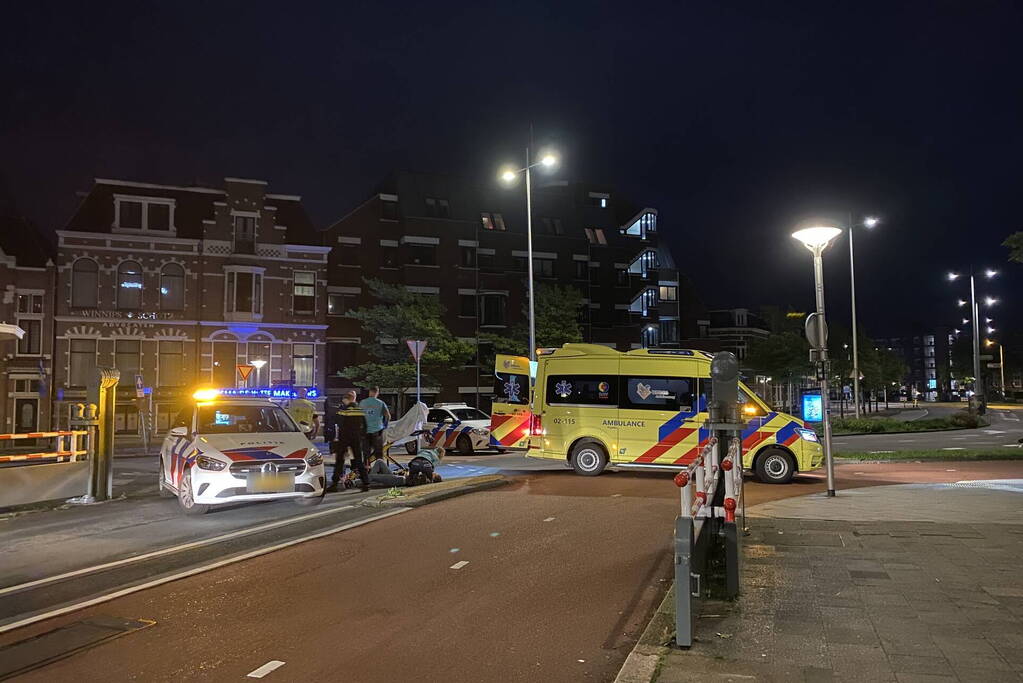 Voetganger gewond bij aanrijding