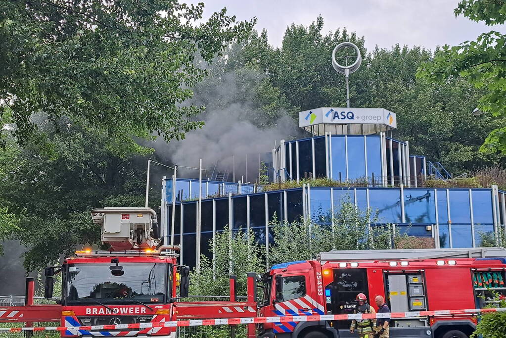Flinke rookontwikkeling bij brand in leegstaand pand