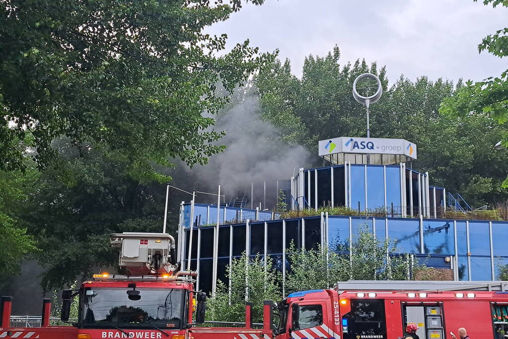 Flinke rookontwikkeling bij brand in leegstaand pand
