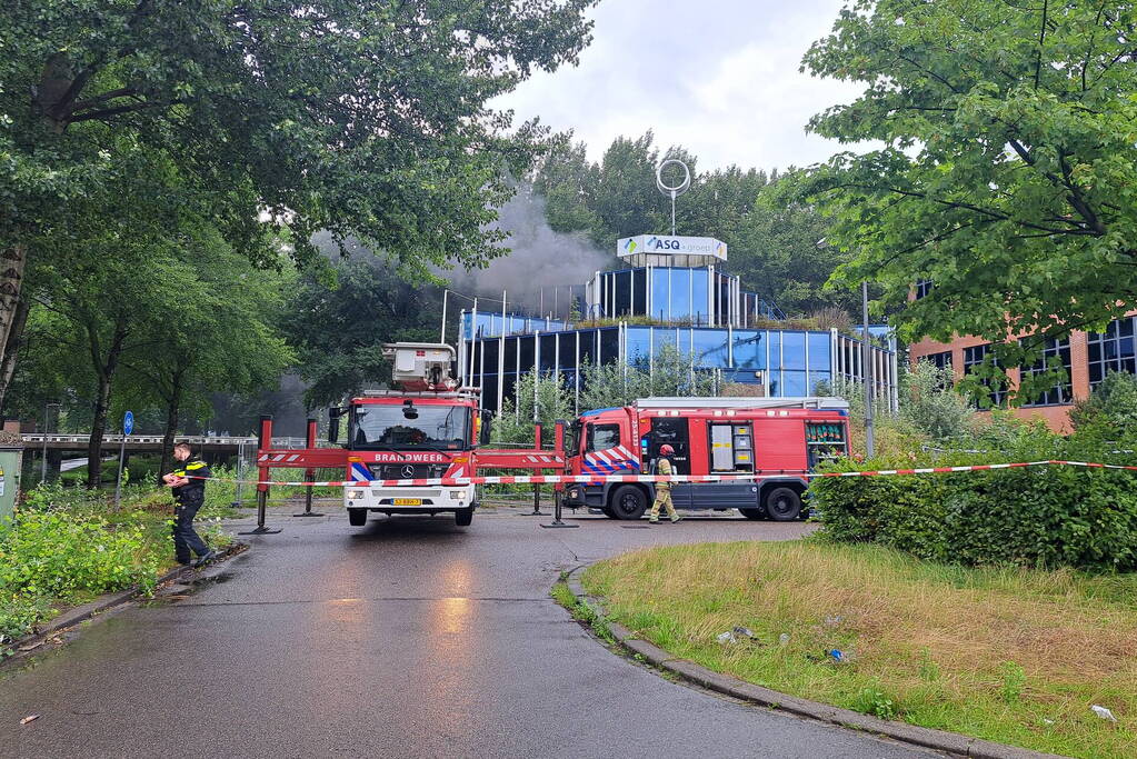 Flinke rookontwikkeling bij brand in leegstaand pand