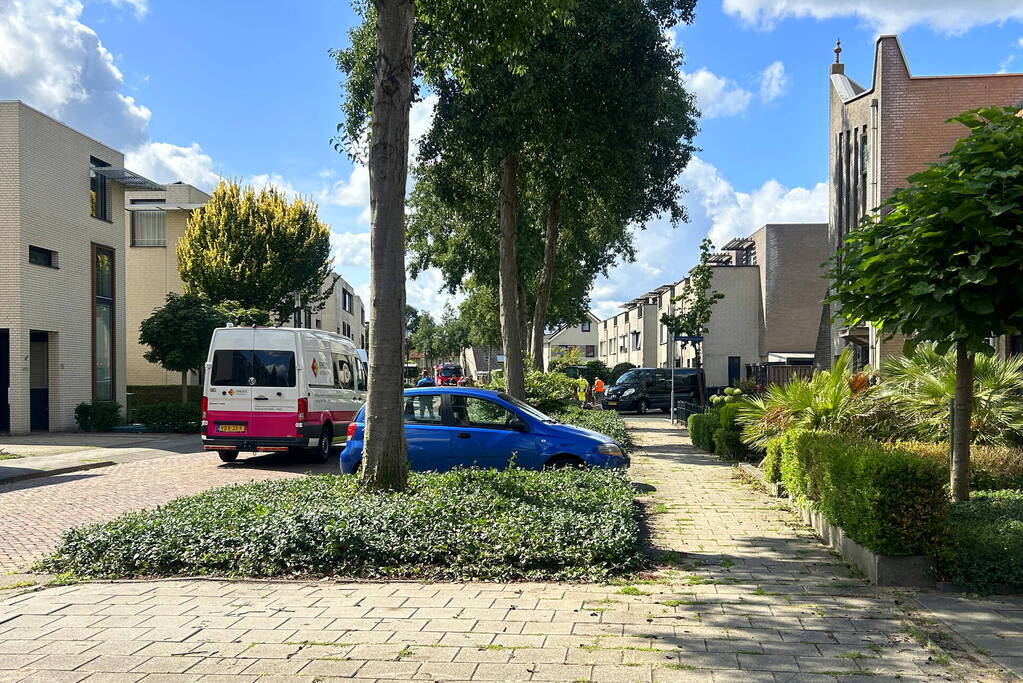 Straat afgezet vanwege gaslekkage