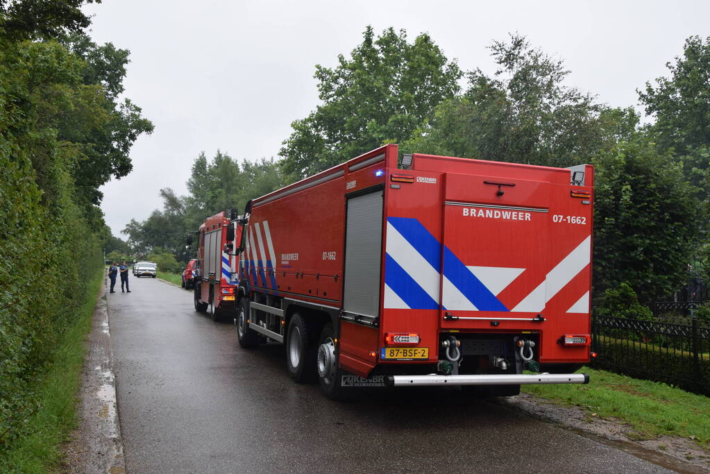 Uitslaande brand in houtverwerkingsbedrijf