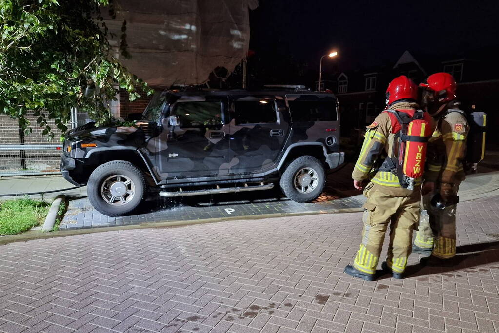Onderzoek naar ontstaan brand in Hummer