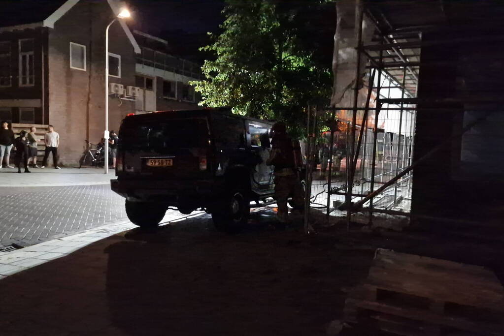 Onderzoek naar ontstaan brand in Hummer