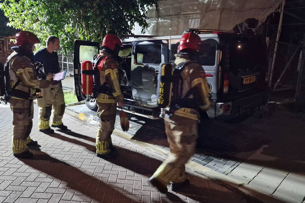 Onderzoek naar ontstaan brand in Hummer