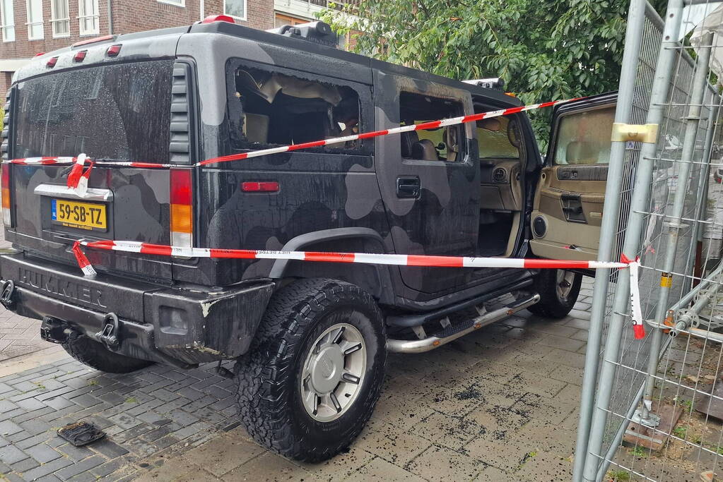 Onderzoek naar ontstaan brand in Hummer