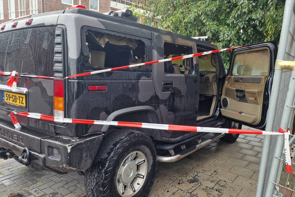 Onderzoek naar ontstaan brand in Hummer