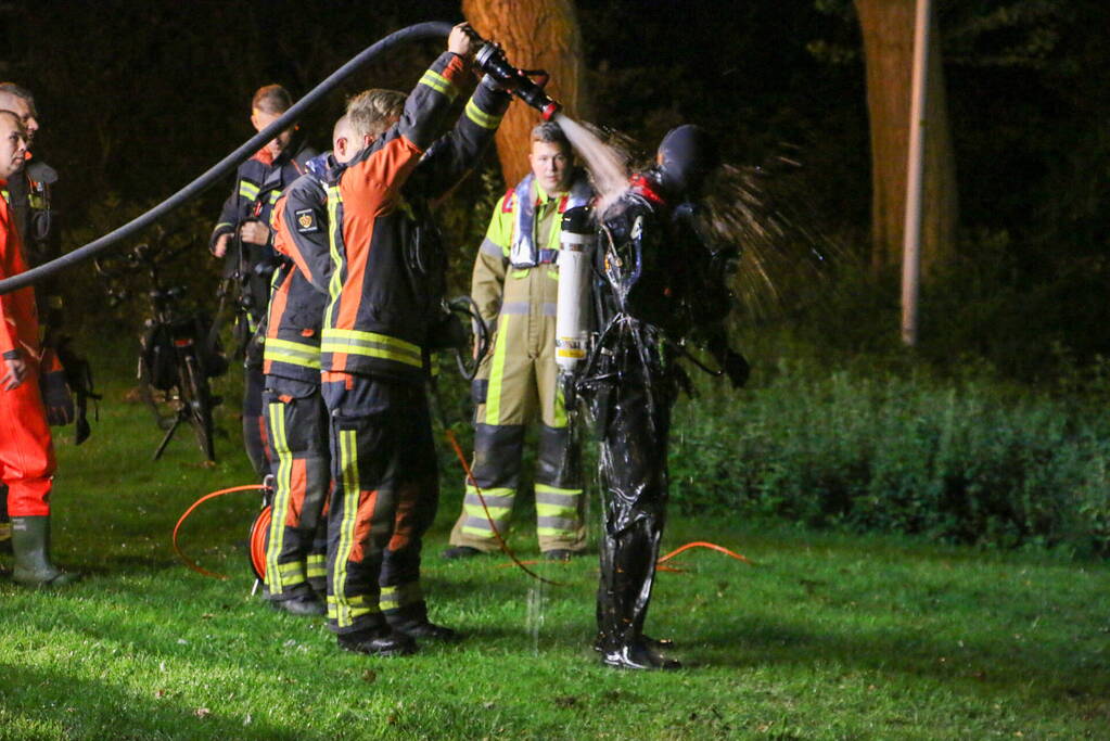 Zoektocht naar mogelijk te water geraakte scooterrijder