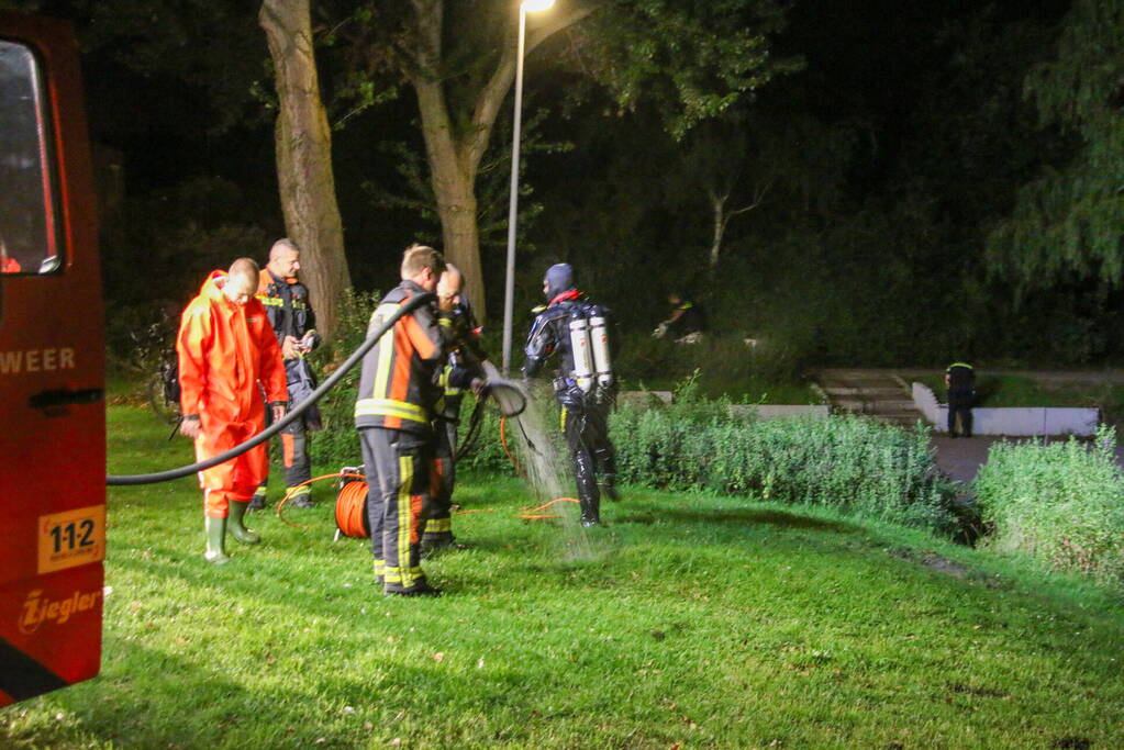 Zoektocht naar mogelijk te water geraakte scooterrijder