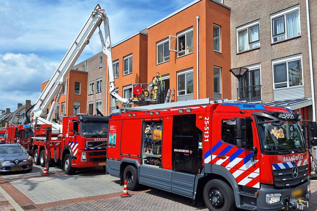 Brandweer oefent brand in woning met slachtoffer