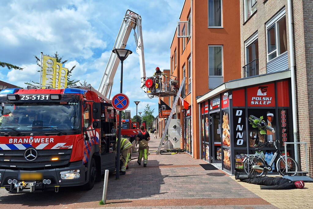 Brandweer oefent brand in woning met slachtoffer
