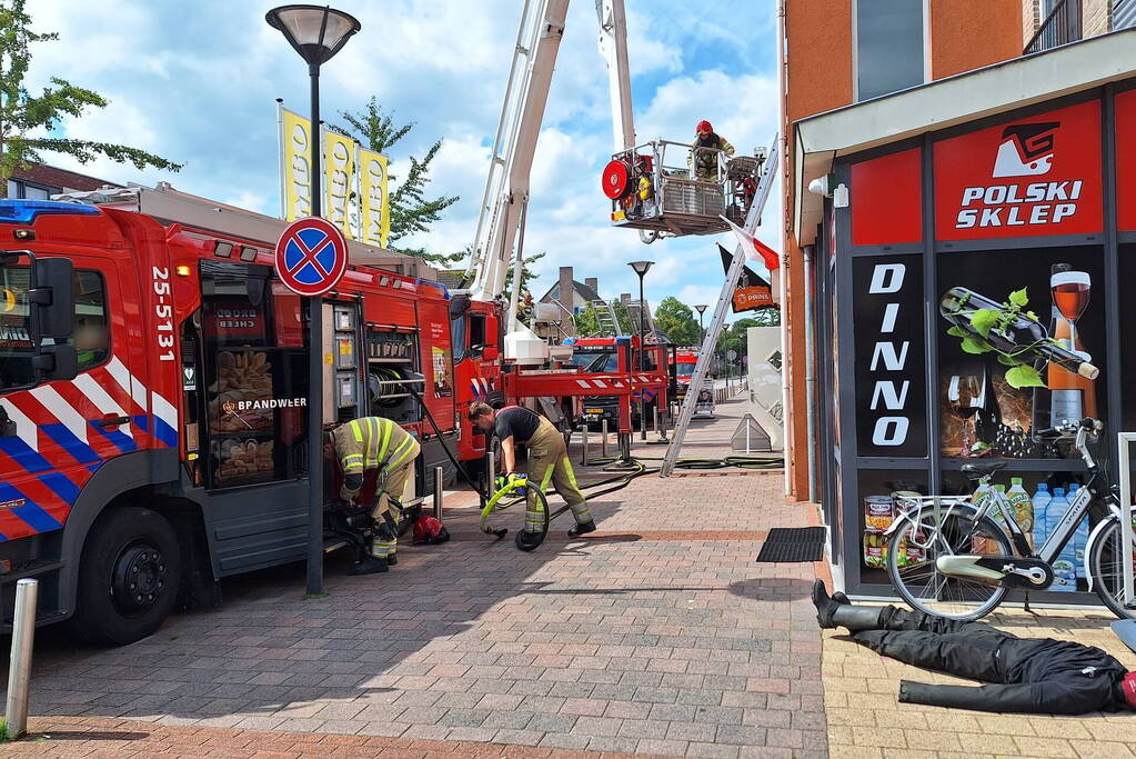 Brandweer oefent brand in woning met slachtoffer