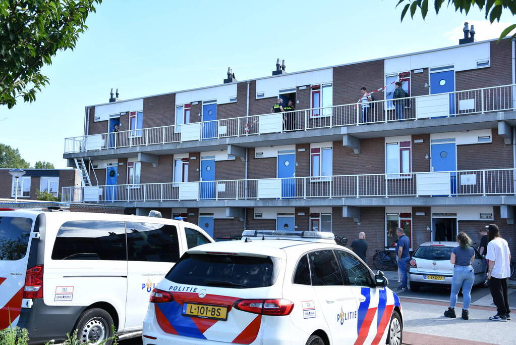 Politie doet onderzoek naar aanleiding van schietpartij