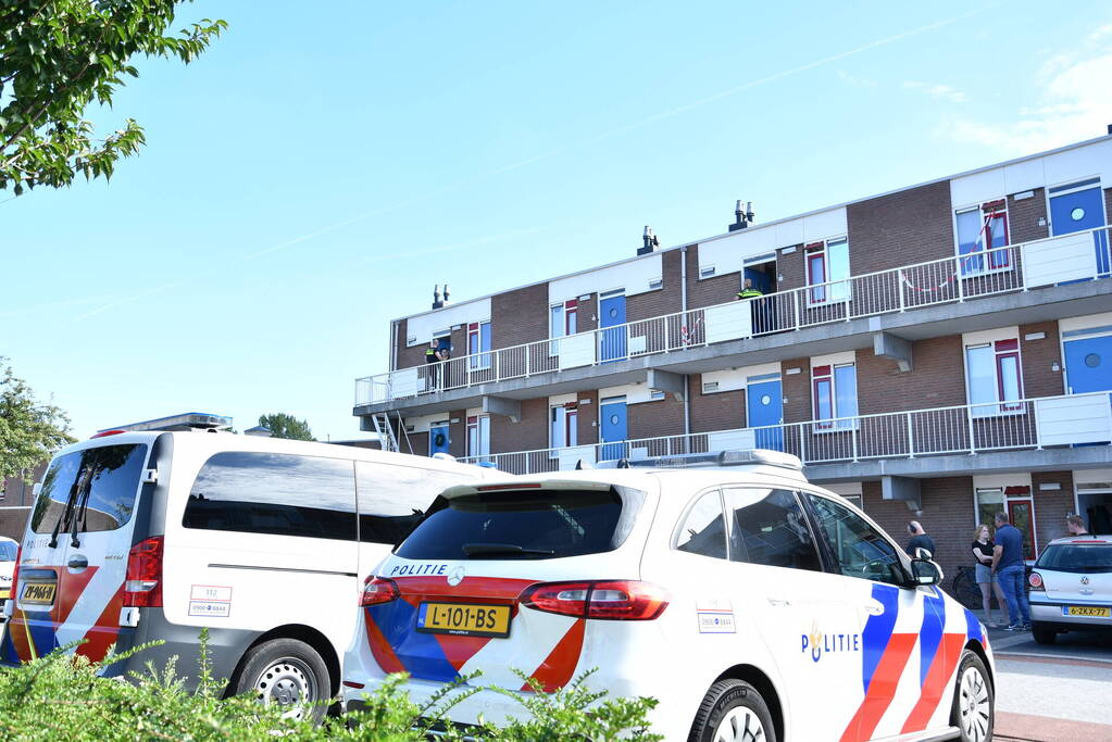 Politie doet onderzoek naar aanleiding van schietpartij
