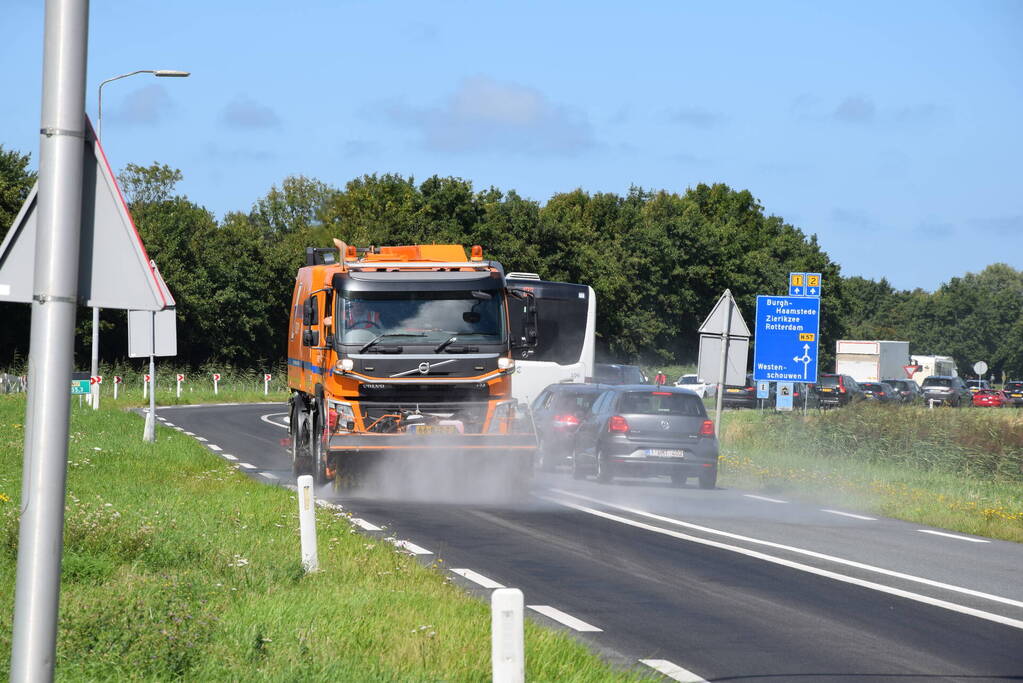 Palmolie spoor zorgt voor enorme gladheid
