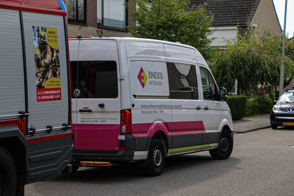 Brandweer ingezet voor gaslekkage in woning