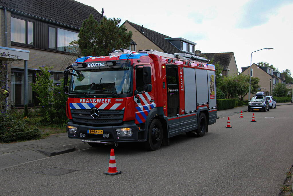 Brandweer ingezet voor gaslekkage in woning